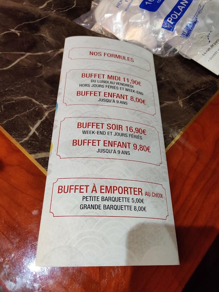 Restaurant du Bonheur - Menu Image 2